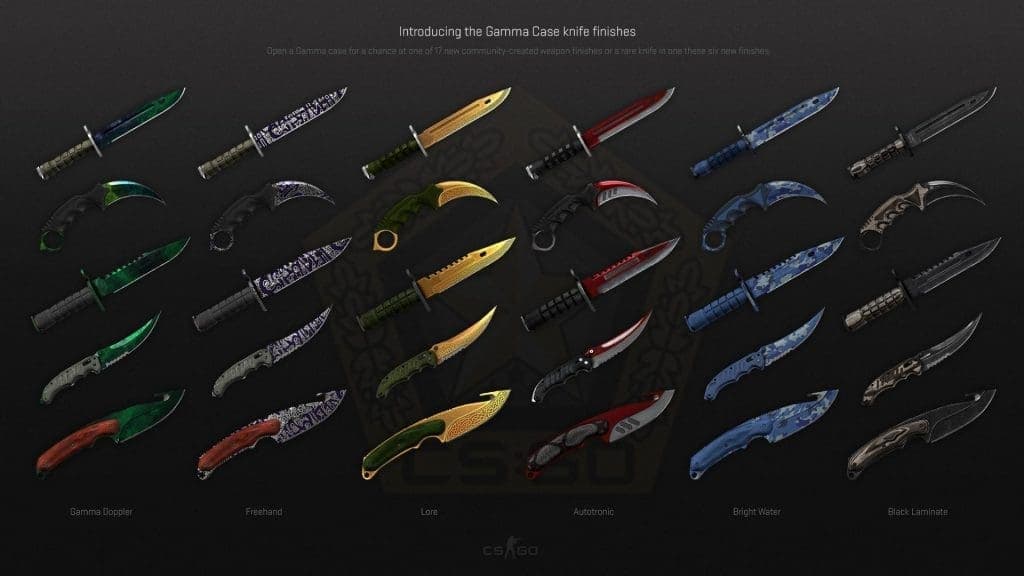 csgo knives skins