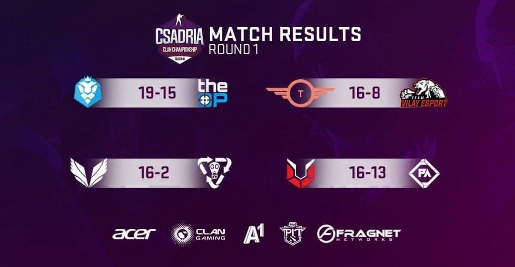 CSadria Clan Championship S3 1. kolo