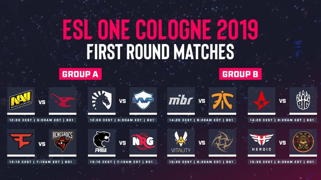 ESL One Cologne prva runda