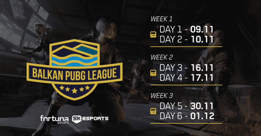 Balkan PUBG League S9 Schedule