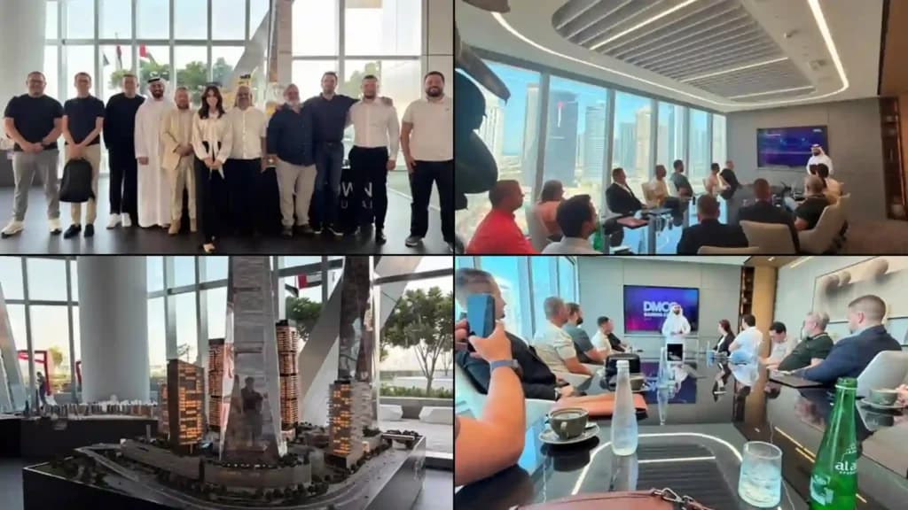 Regionalna esport delegacija tijekom sastanaka u DMCC-u u Dubaiju