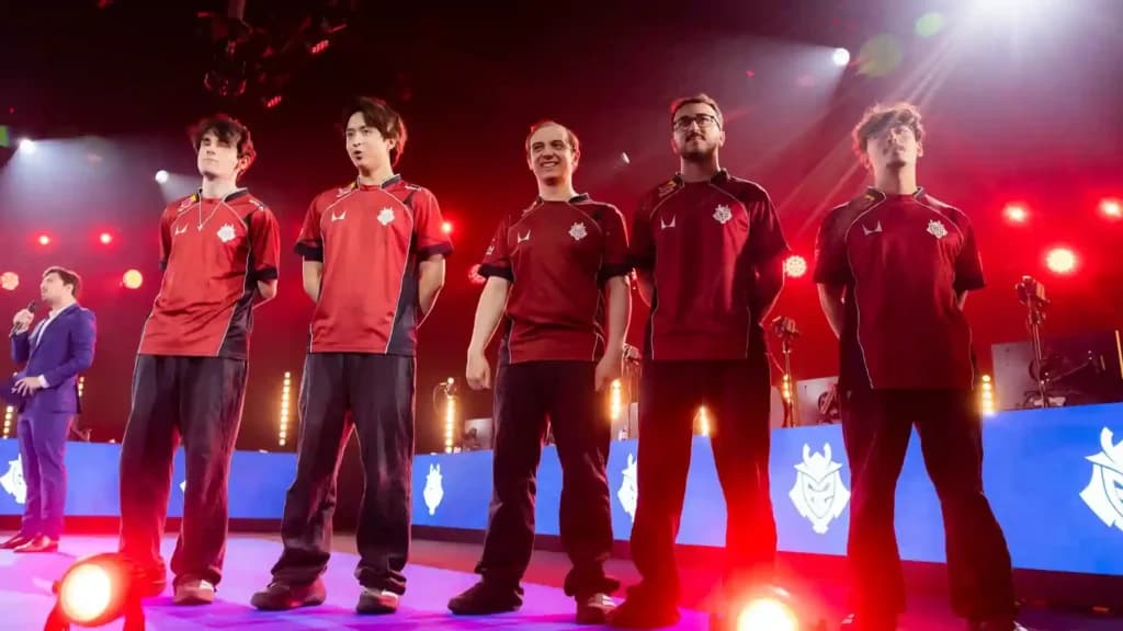 G2 Esports postava tijekom prvog LEC vikenda pod Perkzom