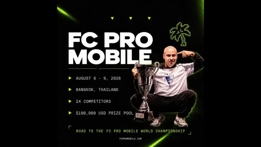 Miša somzi Todorović s A1 Adria League trofejem na grafici FC Pro Mobile turnira u Bangkoku