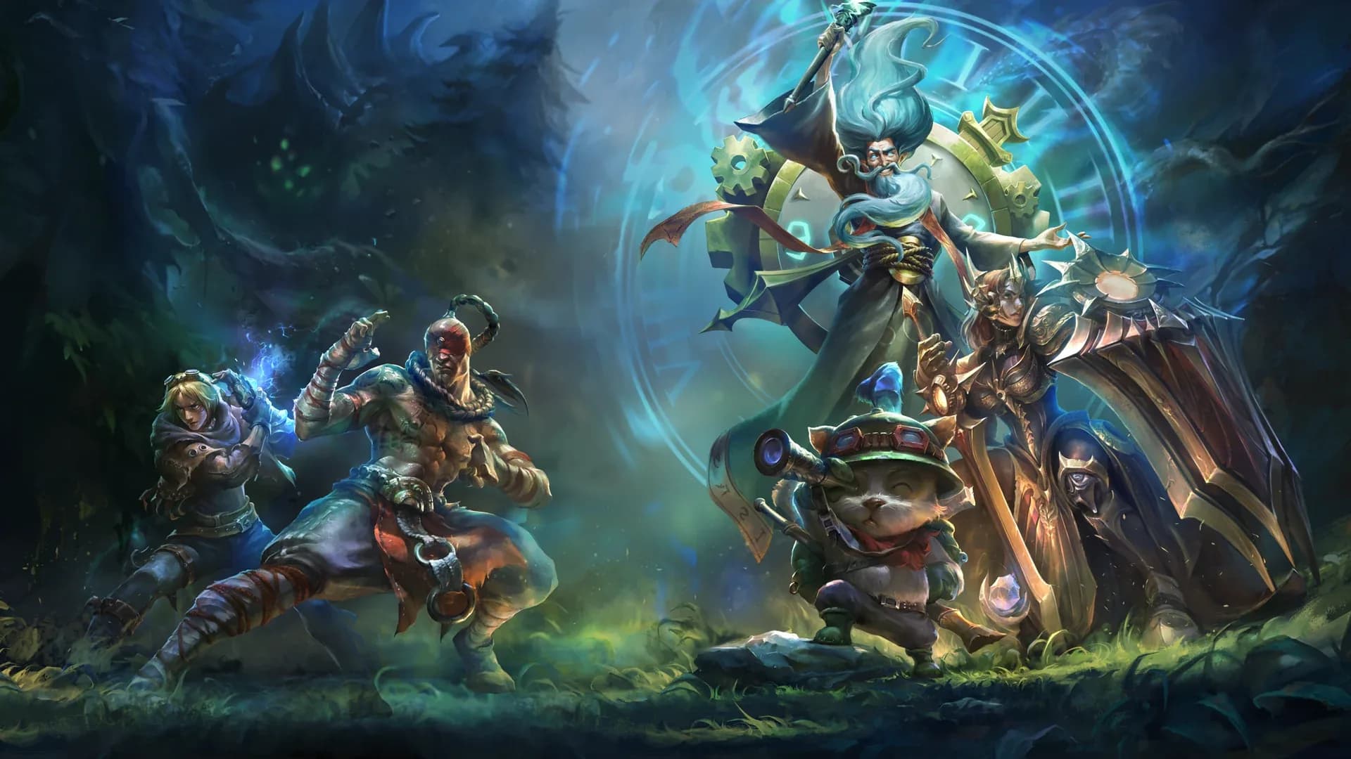 Klasični League of Legends championi na službenom League Classic vizualu