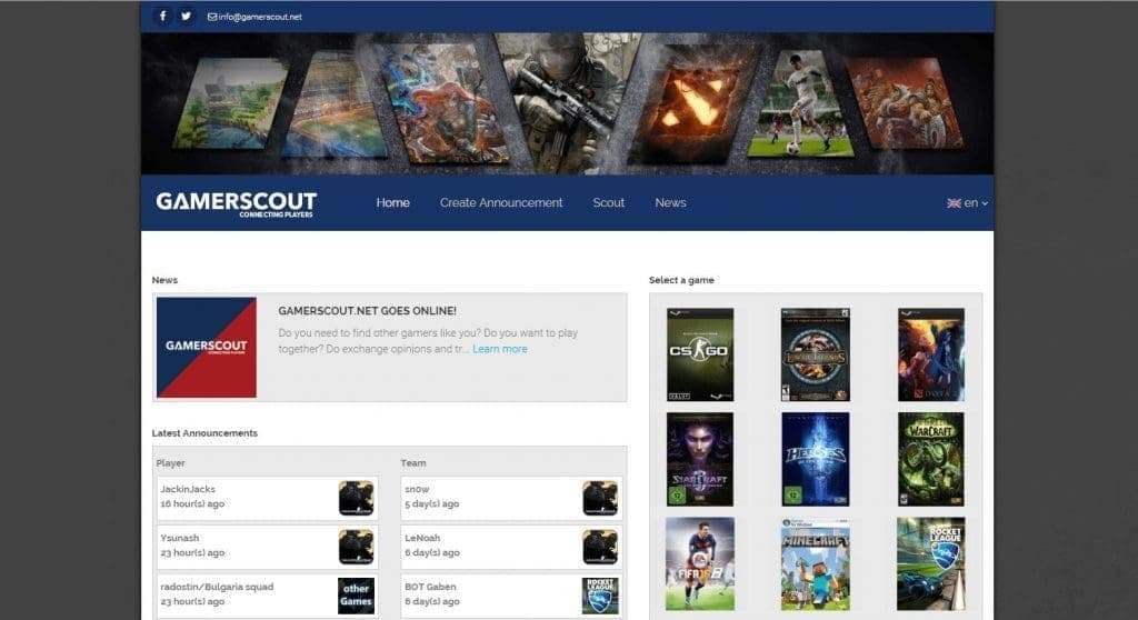 gamerscout find players