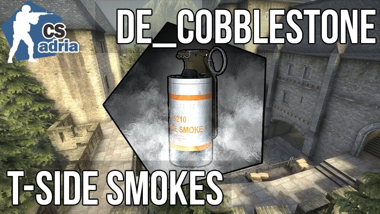 smoke cobble, t side, terrist side smokes, cobblestone smokes