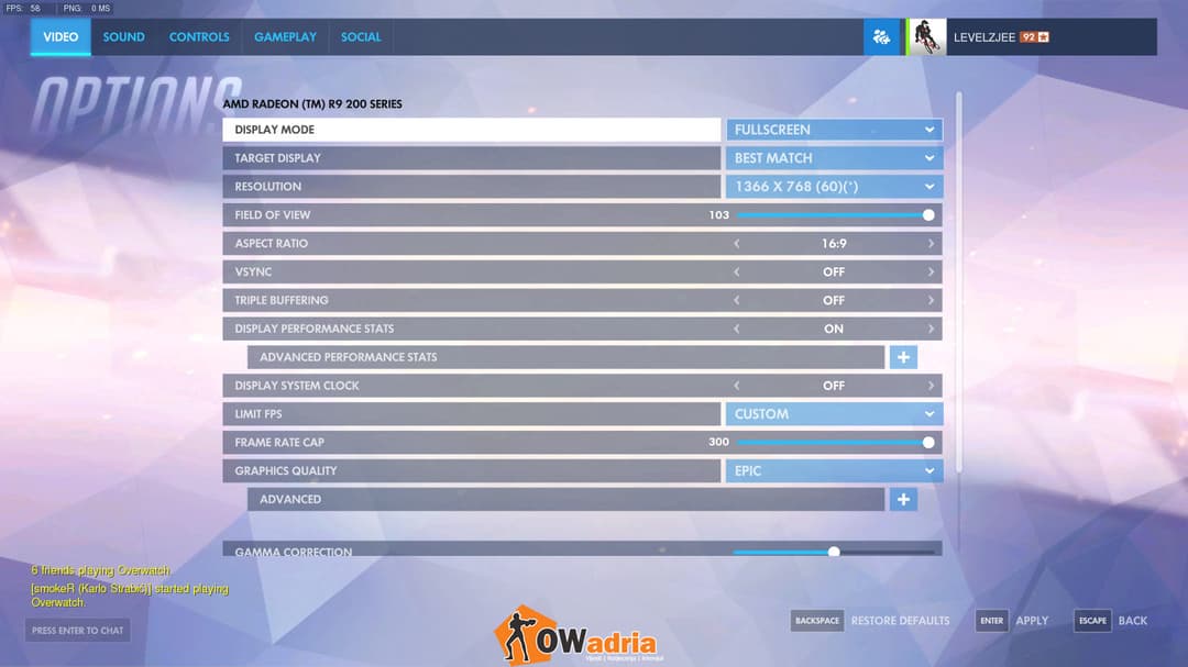 overwatch fps