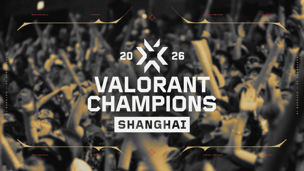 Službena grafika VALORANT Champions Shanghai 2026